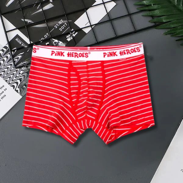 PINK HERO Striped Men's Underwear