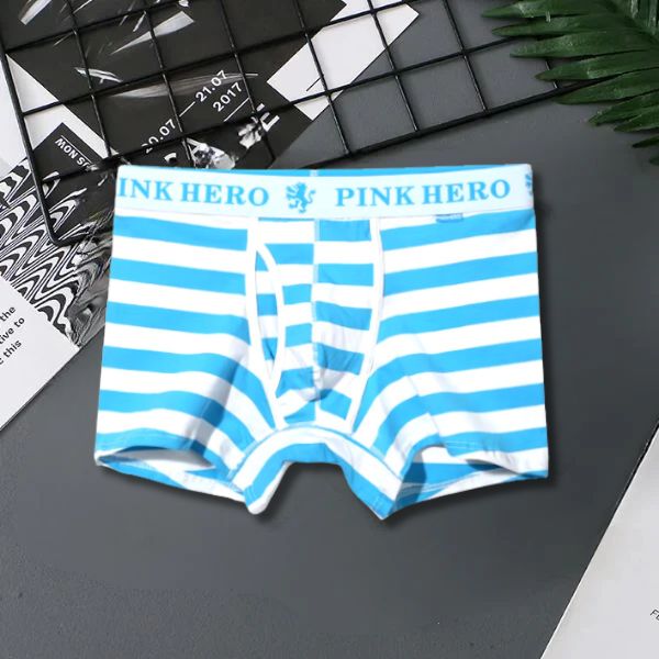 PINK HERO Striped Men's Underwear